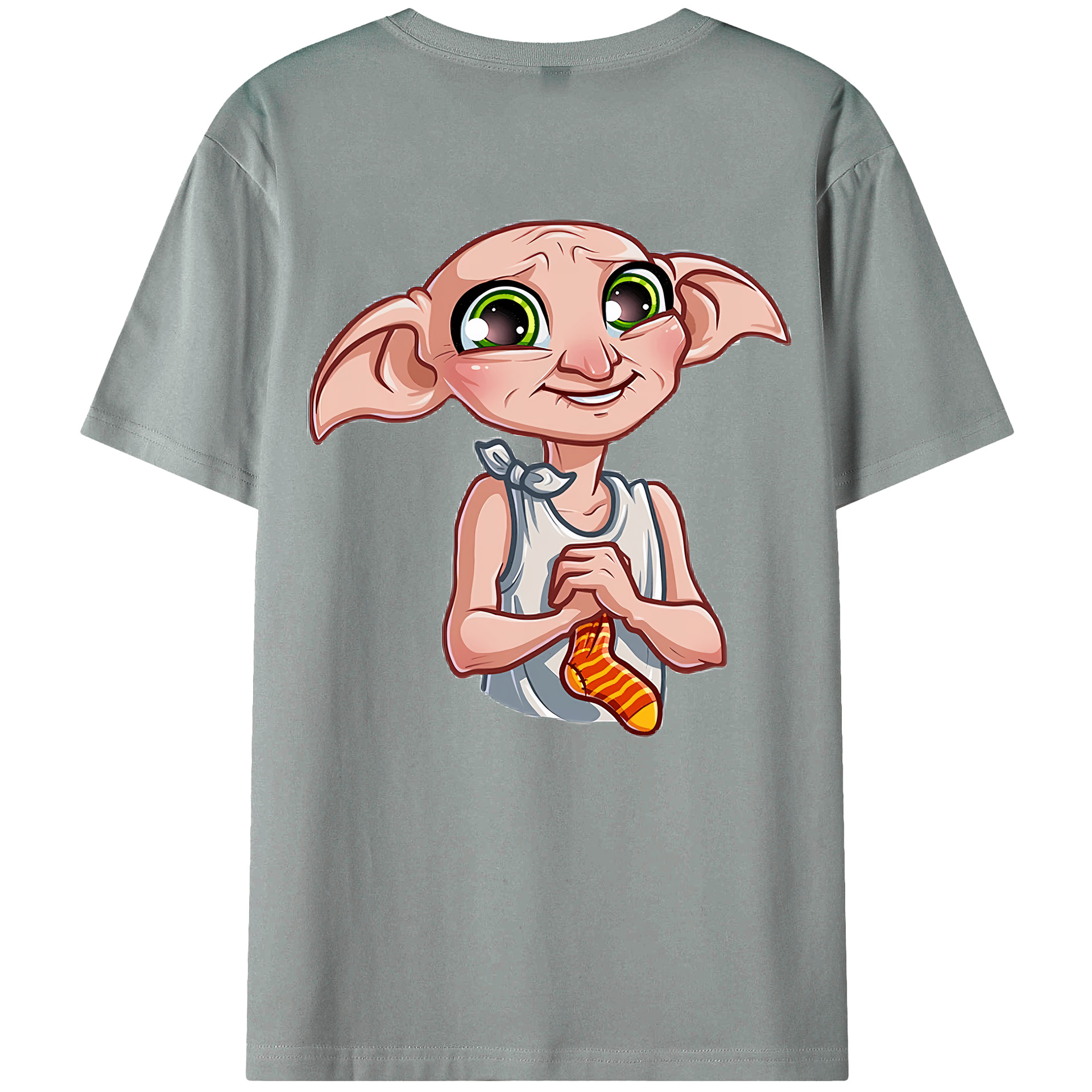 （画像用） Harry Potter ハリー・ポッターシリーズ 綿100％ メンズ半袖Tシャツ（バックプリント） 通気性